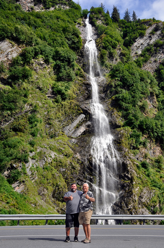 Lee Duquette and John Smythers at Bridalveil Falls